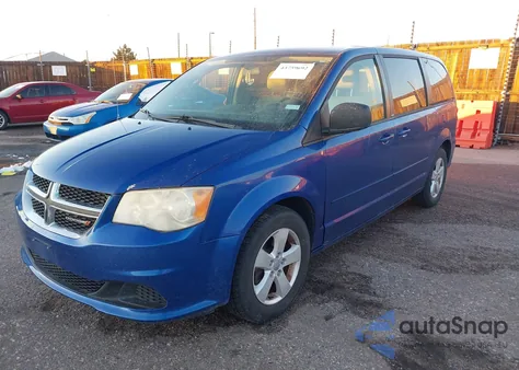 2013 Dodge Grand Caravan Se from USA, damaged, VIN 2C4RDGBG5DR765683